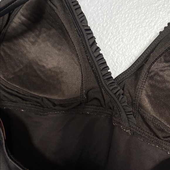 WHITE STAG Black one piece swimsuit. Full coverage with half skirt. Sz.1x/16. - Picture 8 of 14